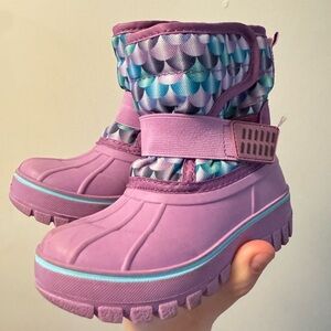 Purple and Blue Kids' Boots